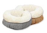 All for Paws Lambswool Donut Bed TAN
