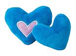 Rogz Catnip Hearts blue 2 st