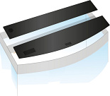 Juwel kleppenset Vision 180 zwart