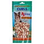 Antos Chicken & Fish Curls 100 gr
