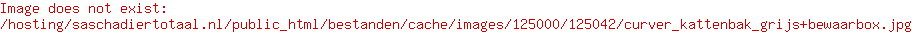 Curver kattenbak grijs