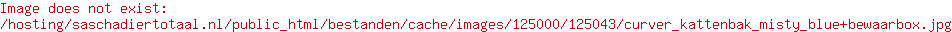 Curver kattenbak misty blue