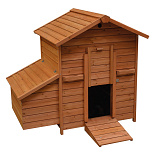 Woodland Kippenhok Emmy Bruin  121 x 82 x 109 cm