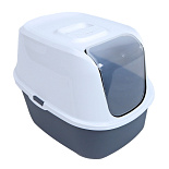 Kattenbak Just Eazy Recycle Grijs/Wit