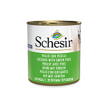 Schesir Hondenvoer Kip/Erwten Gelei 285 gr