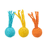 TRIXIE Kattenspeelgoed Ratelbal Papieren Koord Assorti