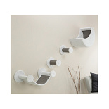 TRIXIE Muurset 4 Onderdelen Wit/Grijs