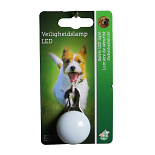 Veiligheidslampje Led met metalen Clip Wit