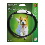 Veiligheidshalsband Led Verstelbaar Zwart 30 - 40 cm