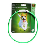 Veiligheidshalsband Led Verstelbaar Groen 50 -65 cm