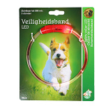 Veiligheidshalsband Led TPR Rood