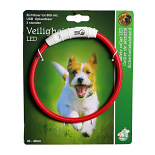 Veiligheidshalsband Led Verstelbaar Nylon Rood