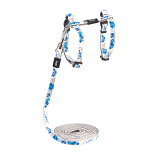 Rogz Kattentuig met Lijn Glowcat Blauw Floral