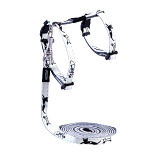 Rogz Kattentuig met Lijn Glowcat Zwart Jumping Cat