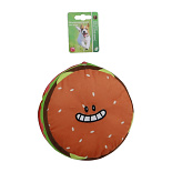 Hondenspeelgoed Hamburger met Smiley en Piep