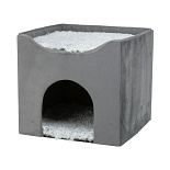 TRIXIE Schuilplaats Harvey Grijs/Wit/Zwart