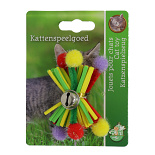 Kattenspeelgoed Foamklos met Bel Assorti