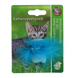 Kattenspeelgoed Geluidsdoosje met Veren