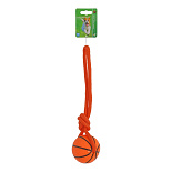 Hondenspeelgoed Basketbal met Touwlus 8 cm