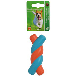 Hondenspeelgoed Swirlbot Blauw/Oranje 11 cm