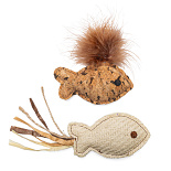 Beeztees Kattenspeelgoed Visje Sadie Catnip 2 st