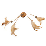 Beeztees Kattenspeelgoed Bal met Veer Tipy Matatabi & Catnip