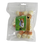 Geknoopte kluif met kip 7 cm 8 st