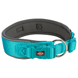 TRIXIE Halsband Premium Extra Breed Oceaan Blauw/Grafiet