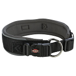 TRIXIE Halsband Premium Extra Breed Zwart/Grafiet