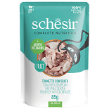 Schesir Kattenvoer Complete Tonijn & Zeebrasem Gelei 85 gr