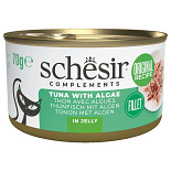 Schesir Kattenvoer Complements Tonijn & Algae Gelei 70 gr