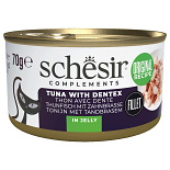 Schesir Kattenvoer Complements Tonijn & Tandbrasem Gelei 70 gr