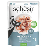 Schesir Kattenvoer Complements Tonijn & Heek Gelei 70 gr