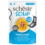 Schesir Kattenvoer Tonijn & Inktvis Soup 40 gr