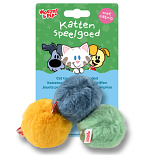 Woezel & Pip Kattenspeelgoed Speelbal met Catnip 3 st