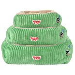 Woezel & Pip Hondenmand Corduroy Groen