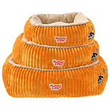 Woezel & Pip Hondenmand Corduroy Geel