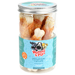 Woezel & Pip Geperste Botjes met Kip 6 cm 230 gr