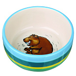 Trixie voerbak Cavia bont/crème