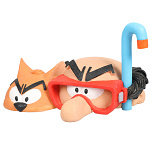 Smurfs Aqua D'ella Smurfen Water Gargamel & Azrael Snorkel