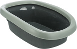 TRIXIE Be Eco Kattenbak Carlo met Rand Antraciet/Grijs/Groen