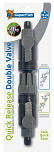 SuperFish Dubbelkraan Snelkoppeling 16 - 22 mm