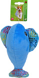 Walvis met Piep Blauw/Glitter 17 cm