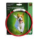 Veiligheidshalsband Led Verstelbaar Nylon Rood