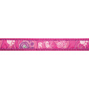 Rogz Sliphalsband Fancy Dress Pink Paw