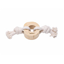 Quapas! Coffeewood Knotted Pull Ring L