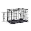 Beeztees Hondenbench 2-Deurs Zwart