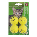 Kattenspeelgoed Smileybal 4 st