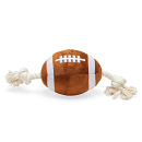 Beeztees Rugbybal met Touw