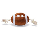 Beeztees Rugbybal met Touw